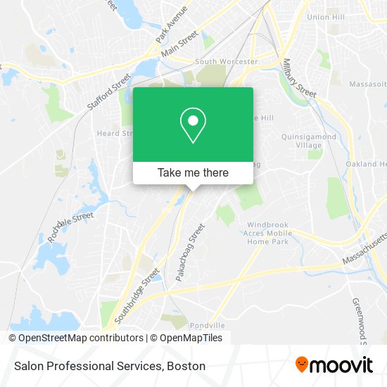 Mapa de Salon Professional Services