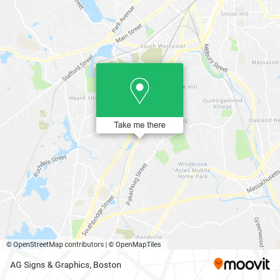 AG Signs & Graphics map