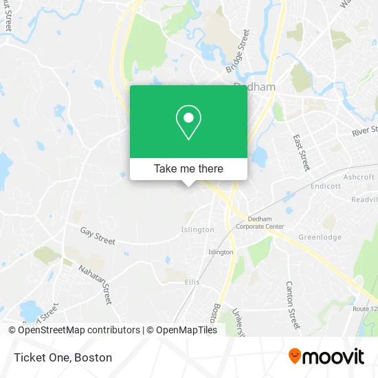Ticket One map