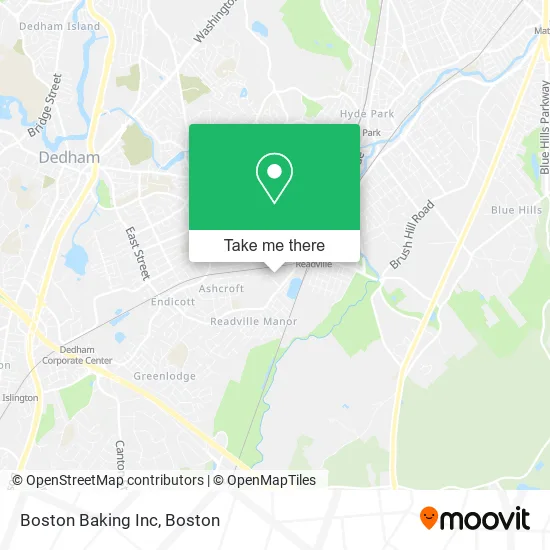 Boston Baking Inc map