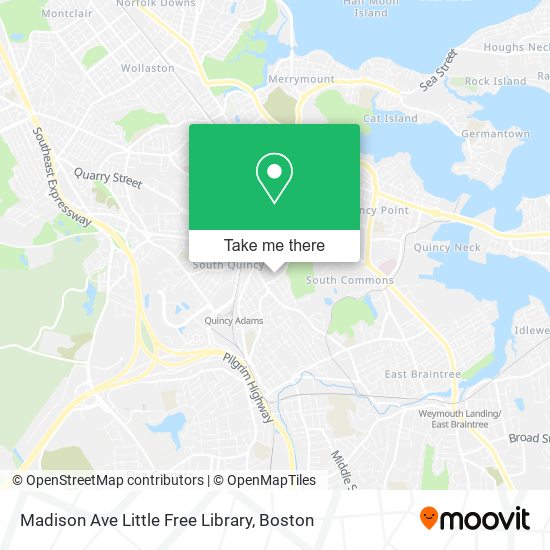 Mapa de Madison Ave Little Free Library