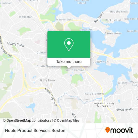 Noble Product Services map