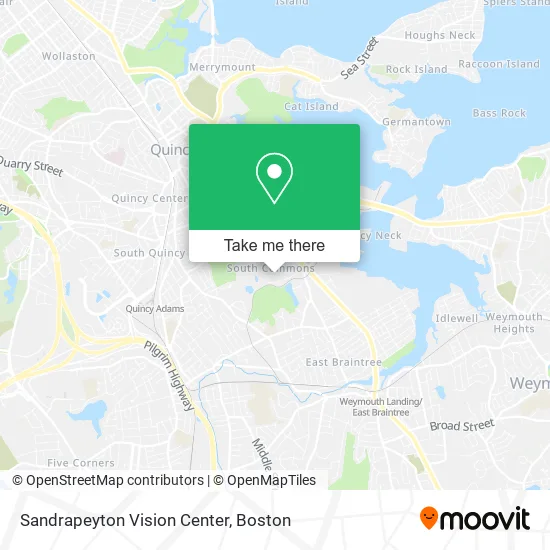 Sandrapeyton Vision Center map