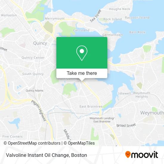 Valvoline Instant Oil Change map