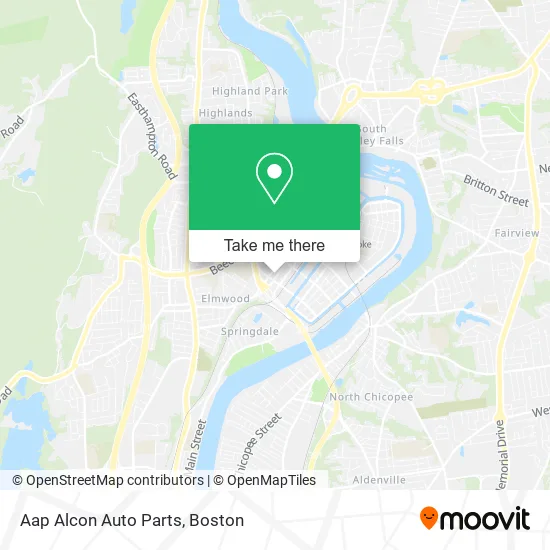 Mapa de Aap Alcon Auto Parts