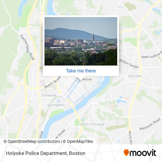 Holyoke Police Department map