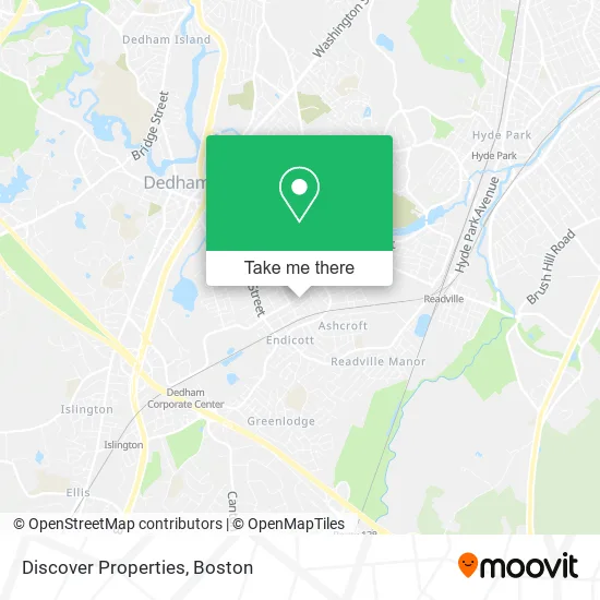 Discover Properties map