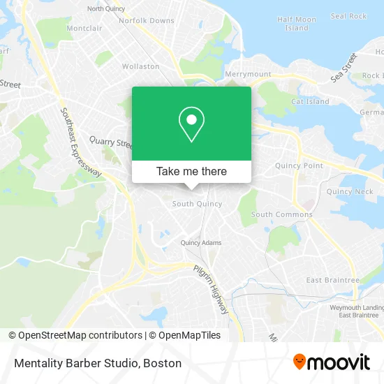 Mentality Barber Studio map