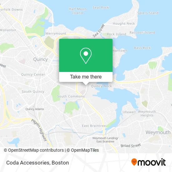 Coda Accessories map