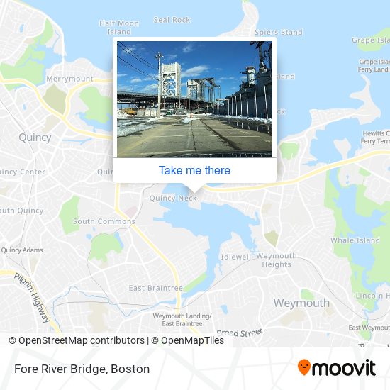 Fore River Bridge map