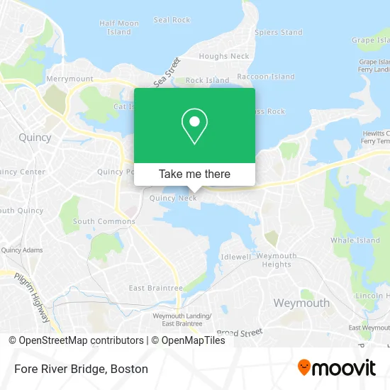 Fore River Bridge map