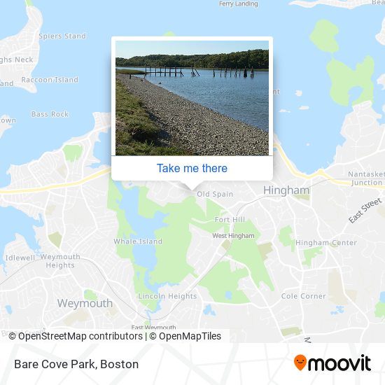 Bare Cove Park map