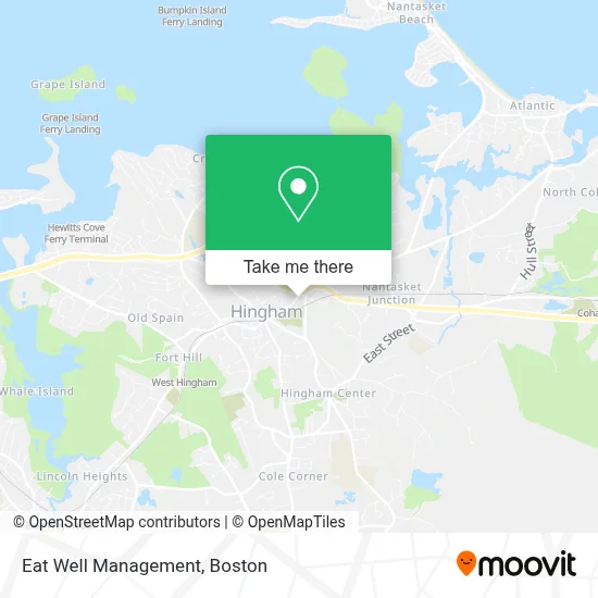 Eat Well Management map