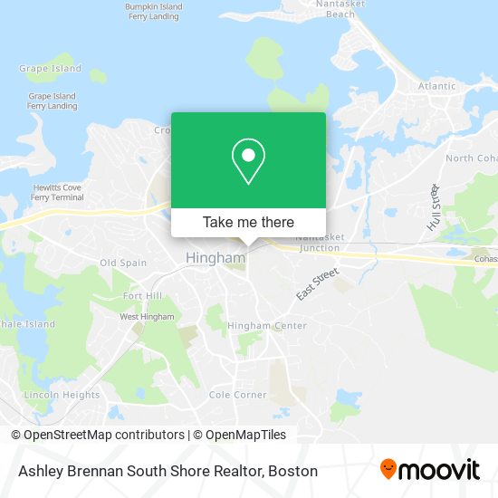 Ashley Brennan South Shore Realtor map