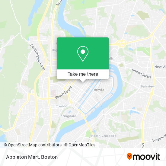 Mapa de Appleton Mart