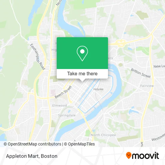 Mapa de Appleton Mart