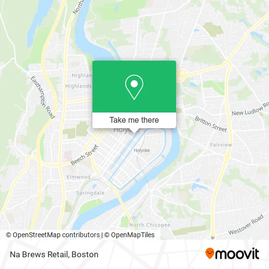 Mapa de Na Brews Retail