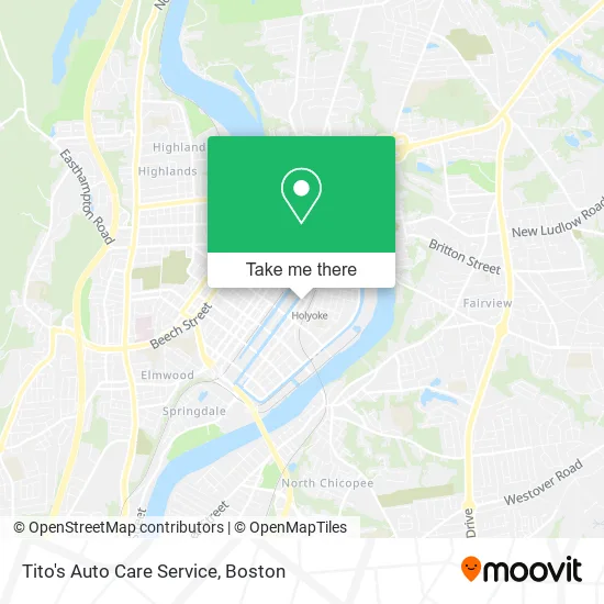 Tito's Auto Care Service map