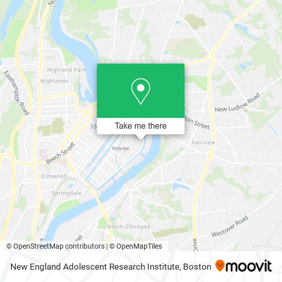 Mapa de New England Adolescent Research Institute