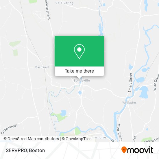 SERVPRO map