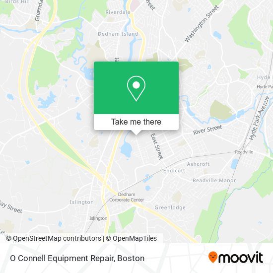 O Connell Equipment Repair map