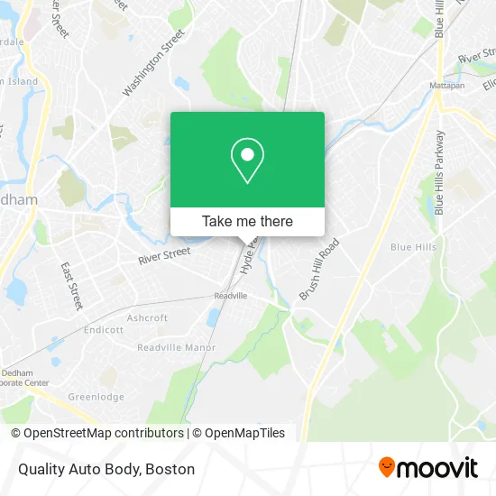 Quality Auto Body map