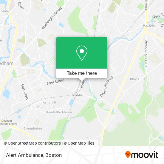 Mapa de Alert Ambulance