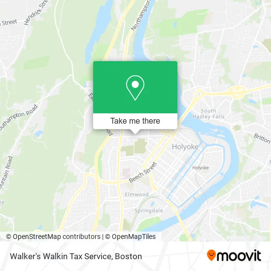 Mapa de Walker's Walkin Tax Service