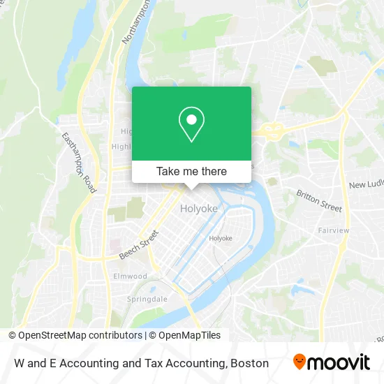 W and E Accounting and Tax Accounting map