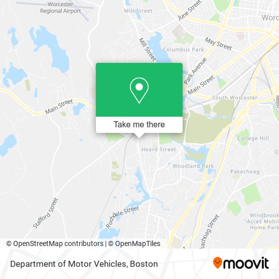 Mapa de Department of Motor Vehicles