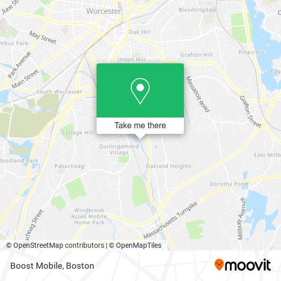 Boost Mobile map