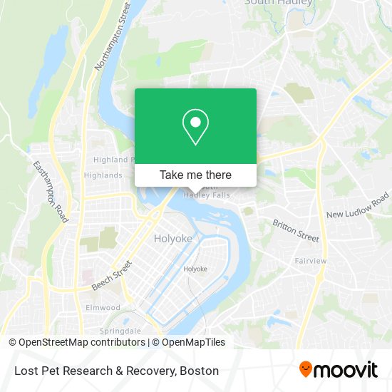 Lost Pet Research & Recovery map