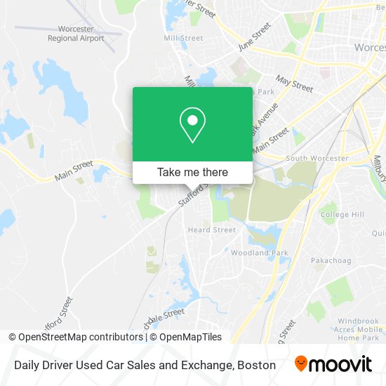 Mapa de Daily Driver Used Car Sales and Exchange