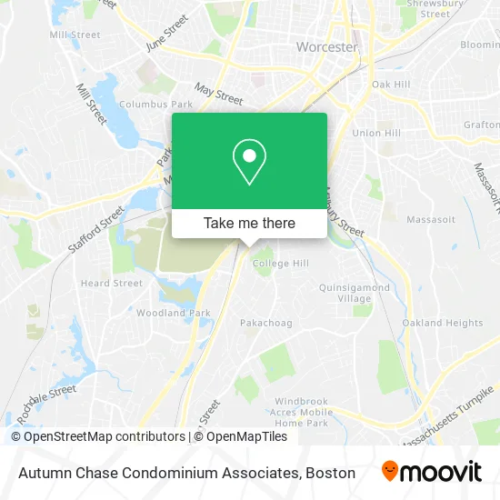 Autumn Chase Condominium Associates map