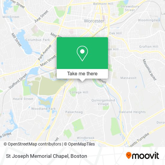 St Joseph Memorial Chapel map
