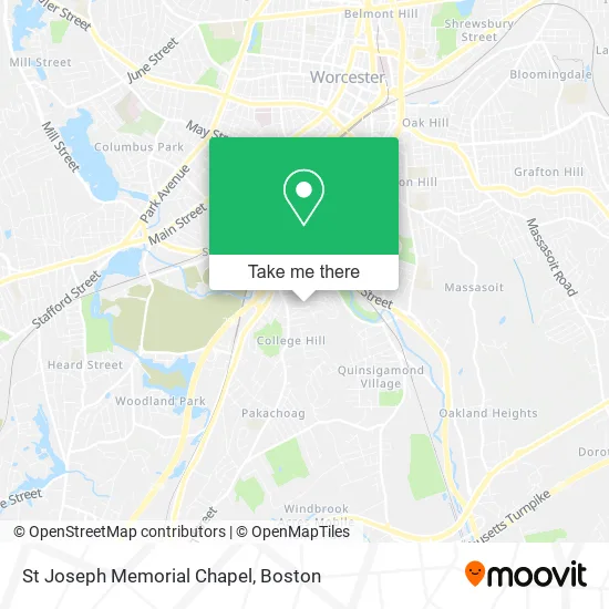 St Joseph Memorial Chapel map
