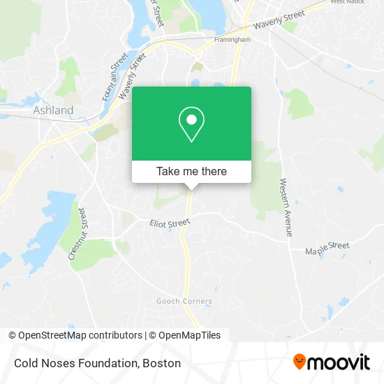 Cold Noses Foundation map
