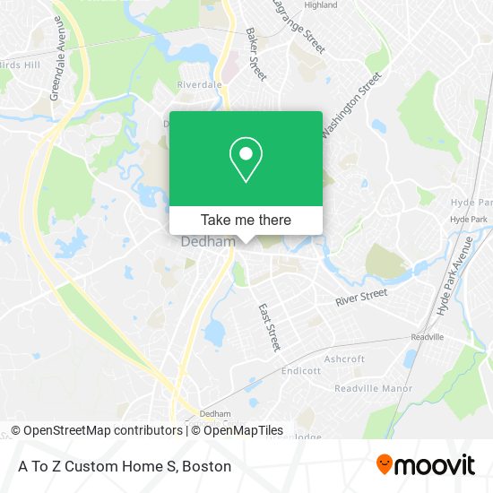 Mapa de A To Z Custom Home S