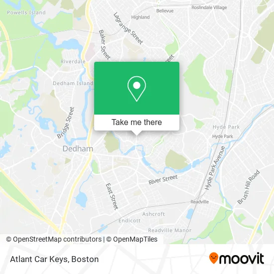 Atlant Car Keys map