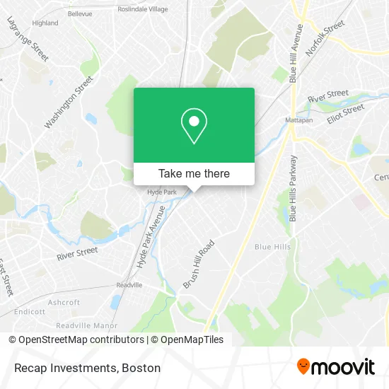 Recap Investments map