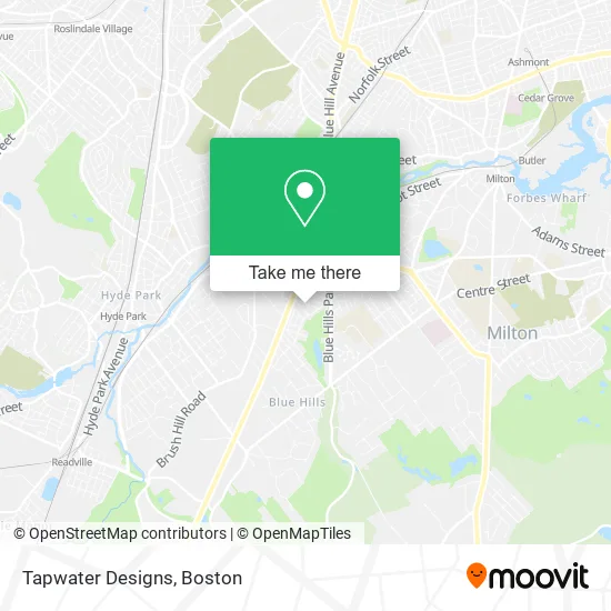 Tapwater Designs map