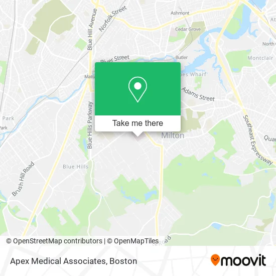 Apex Medical Associates map