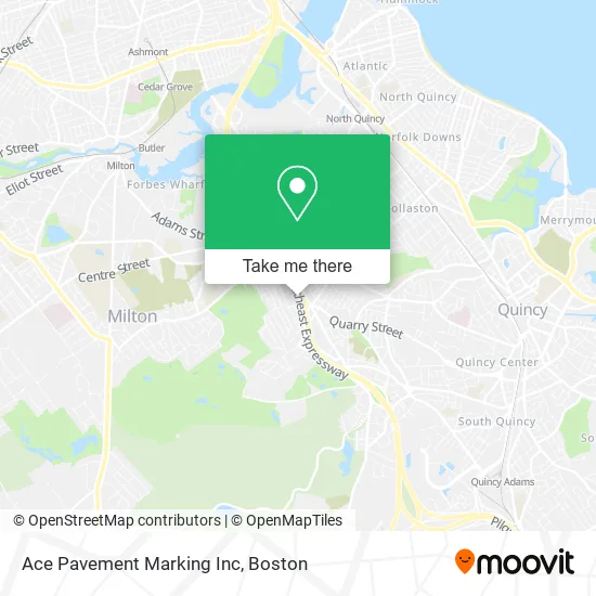 Ace Pavement Marking Inc map