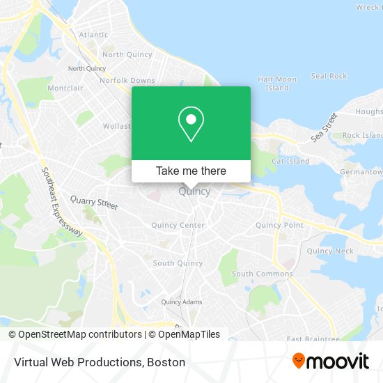 Virtual Web Productions map