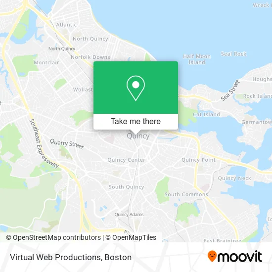Virtual Web Productions map