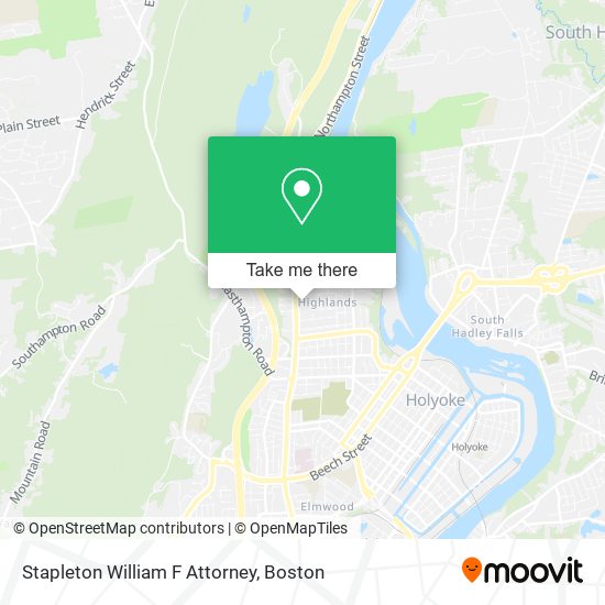 Stapleton William F Attorney map