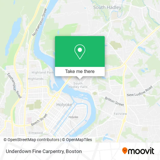 Mapa de Underdown Fine Carpentry
