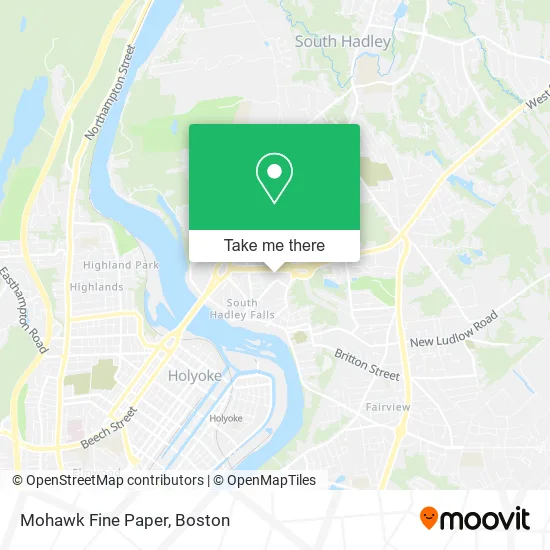 Mapa de Mohawk Fine Paper
