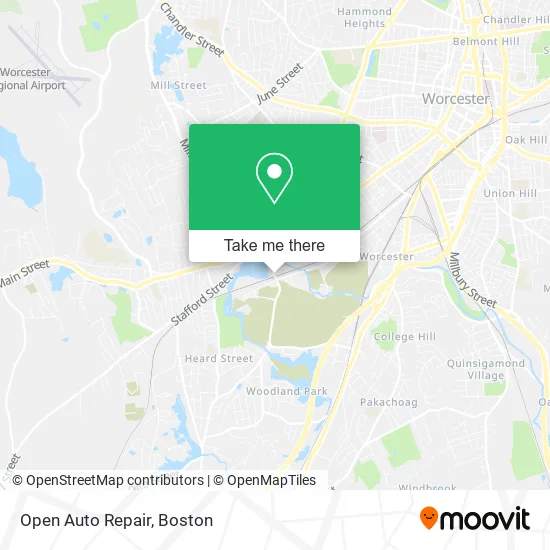 Open Auto Repair map