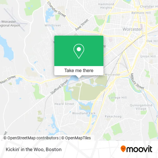 Mapa de Kickin' in the Woo